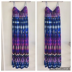 NWT Tahari Printed Maxi Dress - 6